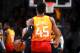 DENVER, CO - FEBRUARY 28: Donovan Mitchell #45 of the Utah Jazz handles the ball against the Denver Nuggets on February 28, 2019 at the Pepsi Center in Denver, Colorado. NOTE TO USER: User expressly acknowledges and agrees that, by downloading and/or using this photograph, user is consenting to the terms and conditions of the Getty Images License Agreement. Mandatory Copyright Notice: Copyright 2019 NBAE (Photo by Garrett Ellwood/NBAE via Getty Images)