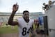 Pittsburgh Steelers wide receiver Antonio Brown (84) acknowledges fans while leaving the field after an NFL football game against the Jacksonville Jaguars Sunday, Nov. 18, 2018, in Jacksonville, Fla. (AP Photo/Phelan M. Ebenhack)