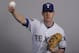 This is a 2019 photo of Luke Farrell of the Texas Rangers baseball team. This image reflects the Texas Rangers active roster as of Wednesday, Feb. 20, 2019, when this image was taken. (AP Photo/Charlie Riedel)