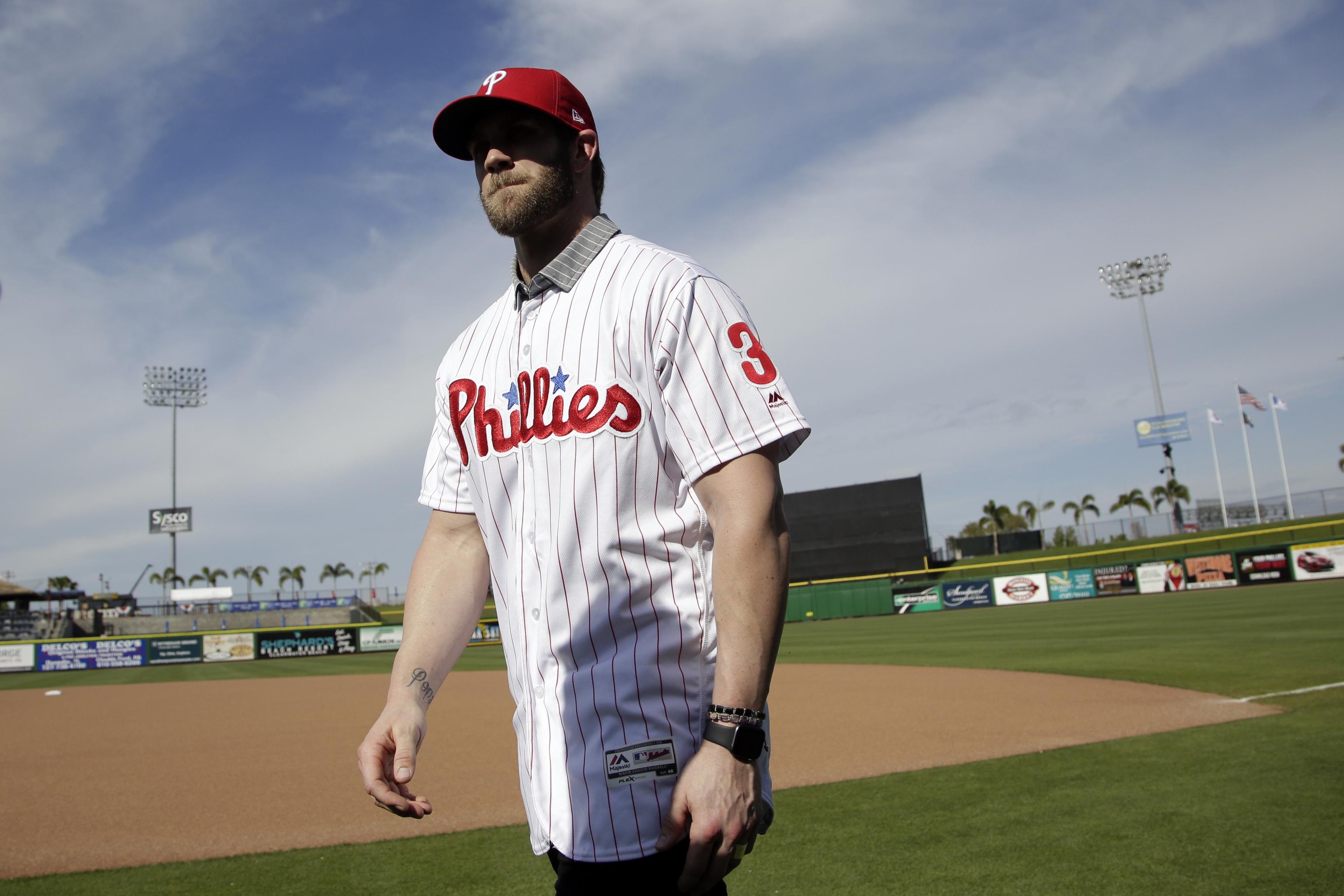 Bryce Harper's Phillies Jersey Sets Sales Record Within 24 Hours of