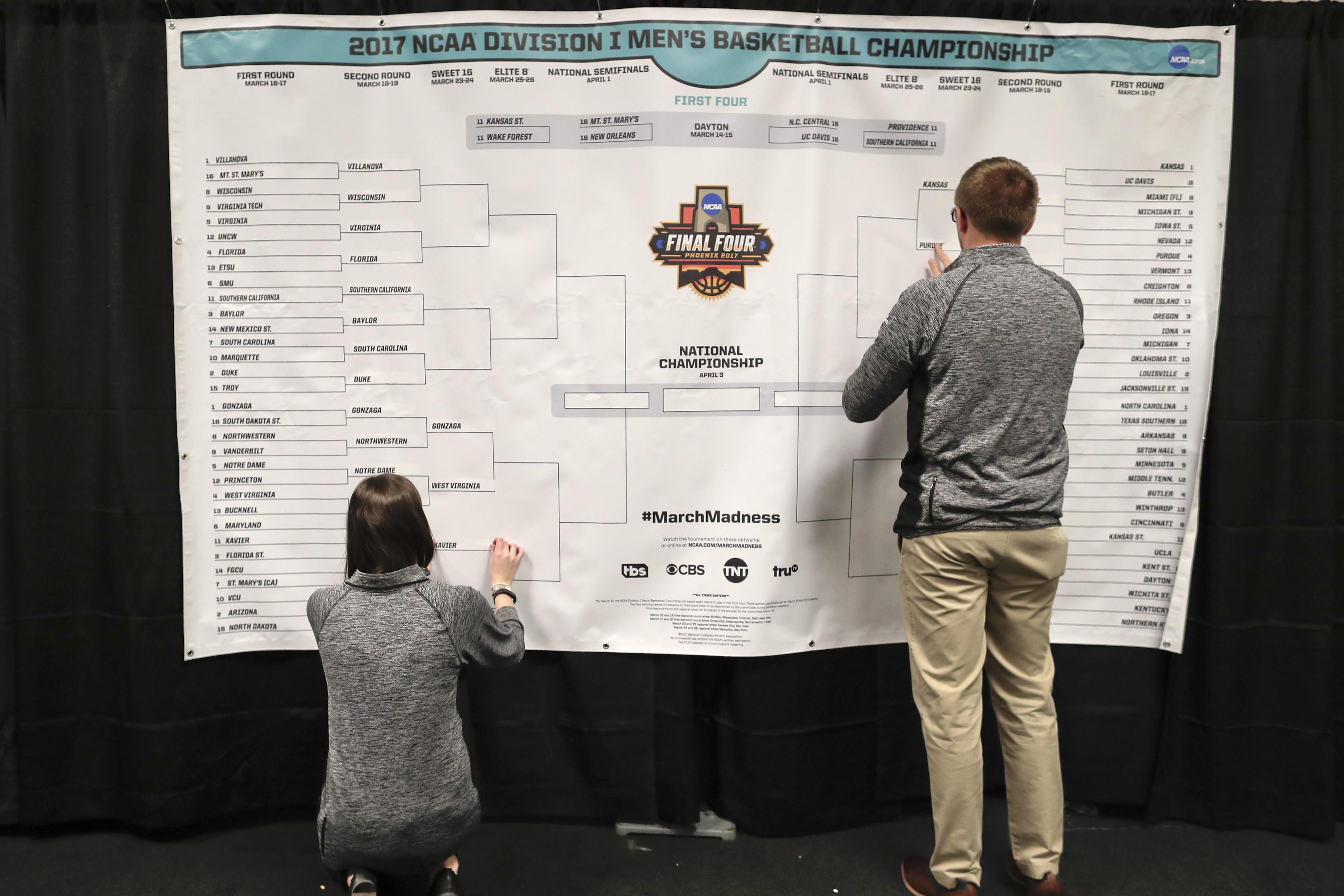 Men's College Basketball: ESPN Analysts React to NCAA Bracket