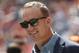 Former Denver Broncos quarterback Peyton Manning watches prior to an NFL football game against the Oakland Raiders, Sunday, Sept. 16, 2018, in Denver. (AP Photo/Jack Dempsey)