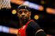 ATLANTA, GEORGIA - MARCH 06: Vince Carter #15 of the Atlanta Hawks reacts after their 111-104 loss to the San Antonio Spurs at State Farm Arena on March 06, 2019 in Atlanta, Georgia. NOTE TO USER: User expressly acknowledges and agrees that, by downloading and or using this photograph, User is consenting to the terms and conditions of the Getty Images License Agreement. (Photo by Kevin C. Cox/Getty Images)