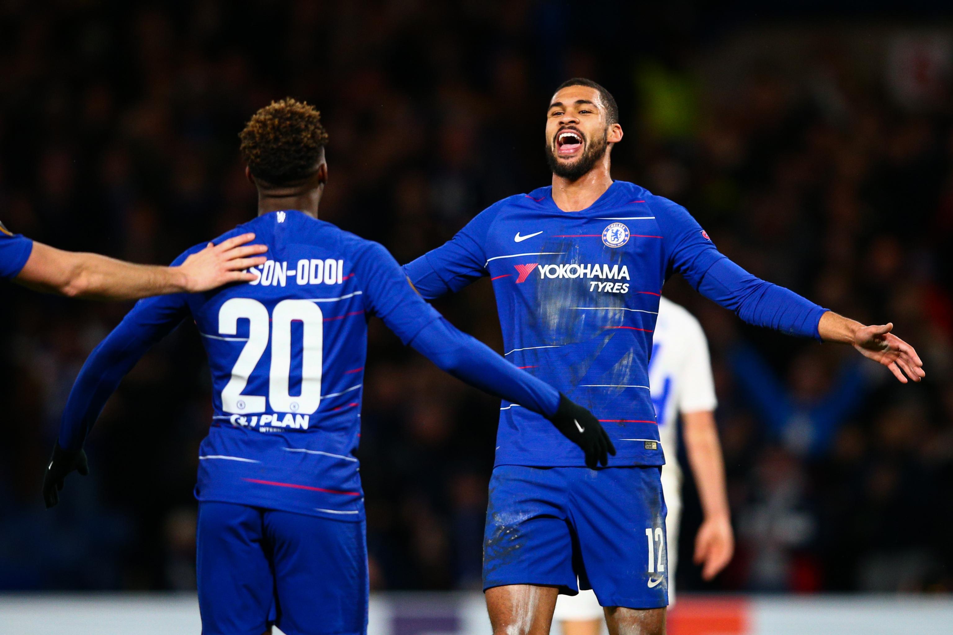 Image result for loftus cheek and team-mates