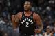 Toronto Raptors forward Kawhi Leonard (2) in the second half of an NBA basketball game Sunday, Dec. 16, 2018, in Denver. The Nuggets won 95-86. (AP Photo/David Zalubowski)