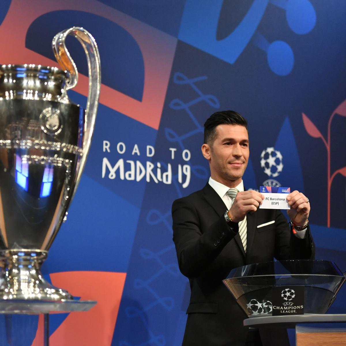 Champions League quarterfinals draw: Who is playing who and when