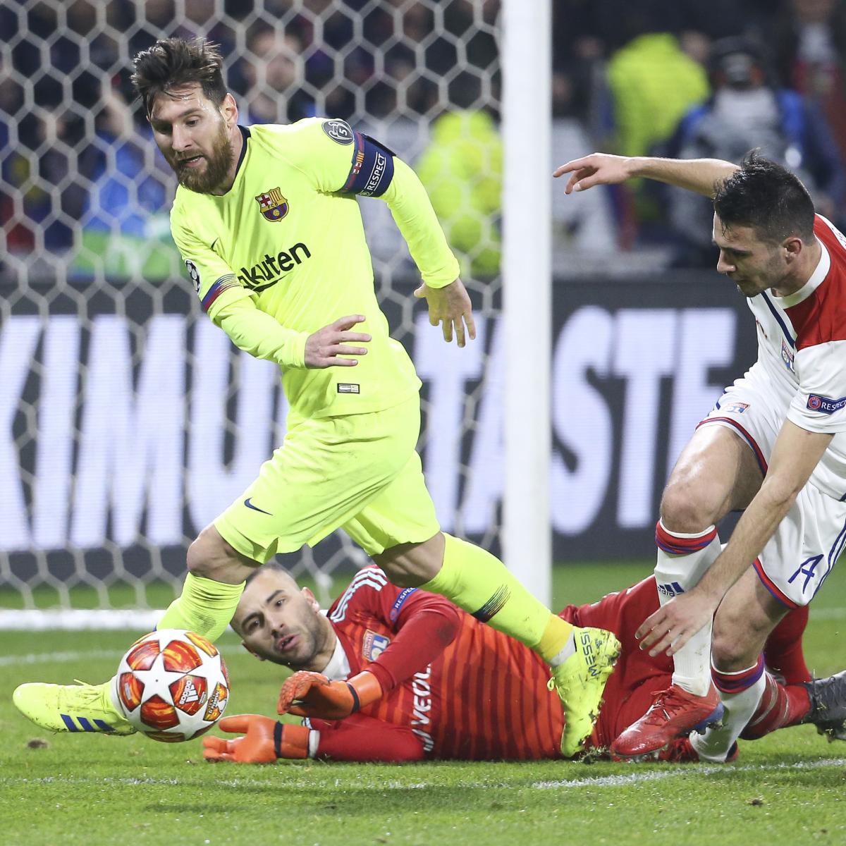 Barcelona vs. Lyon Preview, Live Stream and TV Info for UCL Match