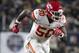 Kansas City Chiefs outside linebacker Justin Houston during an NFL football game against the Los Angeles Rams Monday, Nov. 19, 2018, in Los Angeles. (AP Photo/Kyusung Gong)