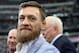 ARLINGTON, TX - OCTOBER 14: Conor McGregor is seen on the sidelines before the NFL game between the Jacksonville Jaguars and Dallas Cowboys at AT&T Stadium on October 14, 2018 in Arlington, Texas. (Photo by Ronald Martinez/Getty Images)