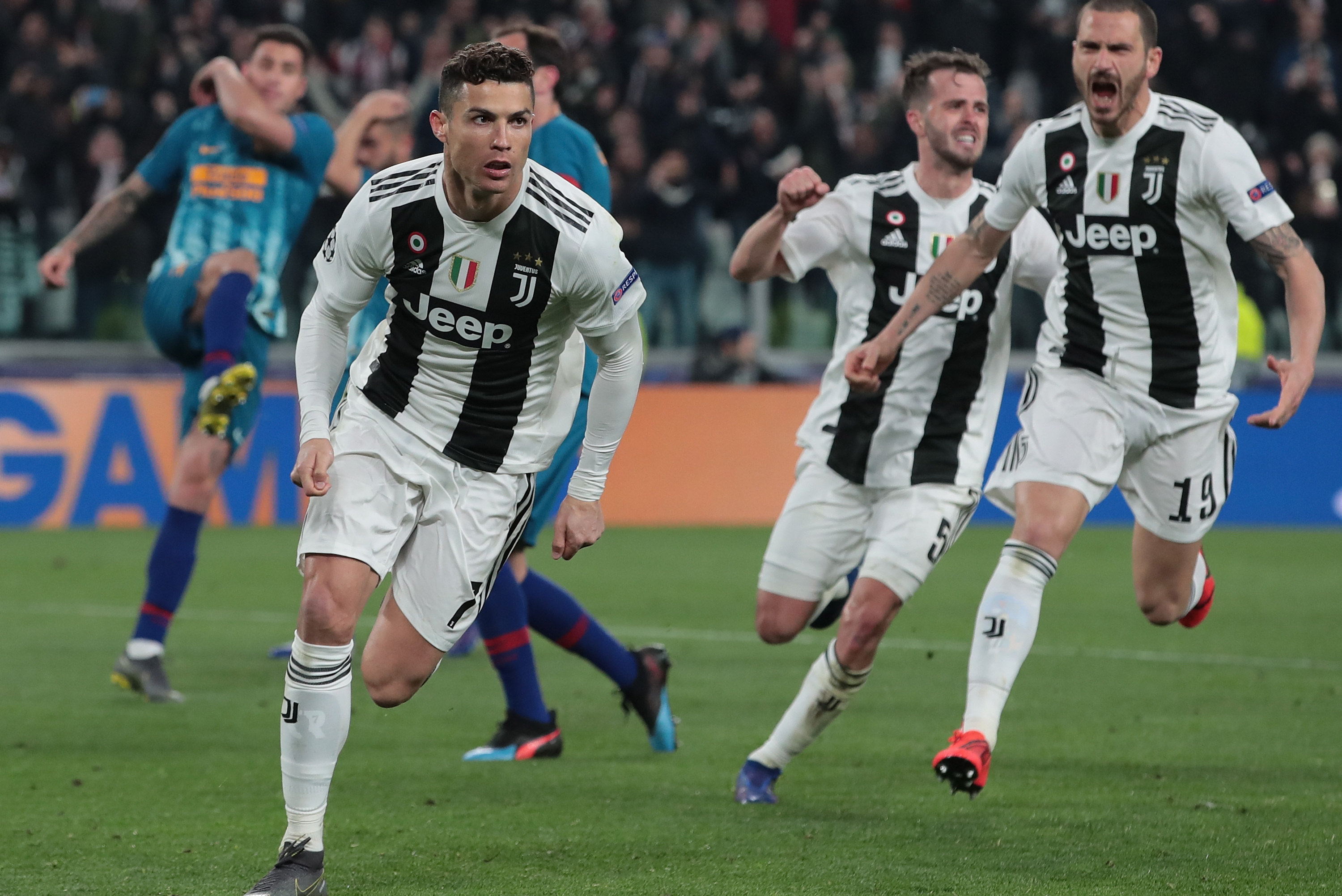 Cristiano Ronaldo goal, Juventus 1 - Atlético de Madrid 0