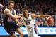 LAS VEGAS, NEVADA - MARCH 12: Zach Norvell Jr. #23 of the Gonzaga Bulldogs drives against Tanner Krebs #00 of the Saint Mary's Gaels during the championship game of the West Coast Conference basketball tournament at the Orleans Arena on March 12, 2019 in Las Vegas, Nevada. (Photo by Ethan Miller/Getty Images)