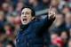 Arsenal's Spanish head coach Unai Emery gestures from the touchline during the English Premier League football match between Arsenal and Manchester United at the Emirates Stadium in London on March 10, 2019. (Photo by Ian KINGTON / IKIMAGES / AFP) / RESTRICTED TO EDITORIAL USE. No use with unauthorized audio, video, data, fixture lists, club/league logos or 'live' services. Online in-match use limited to 45 images, no video emulation. No use in betting, games or single club/league/player publications. (Photo credit should read IAN KINGTON/AFP/Getty Images)