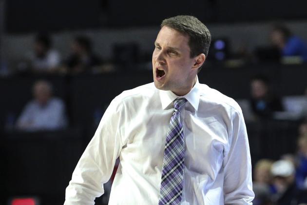 LSU coach Will Wade shouts during the first half of the team's NCAA college basketball game against Florida in Gainesville, Fla., Wednesday, March 6, 2019. (AP Photo/Gary McCullough)