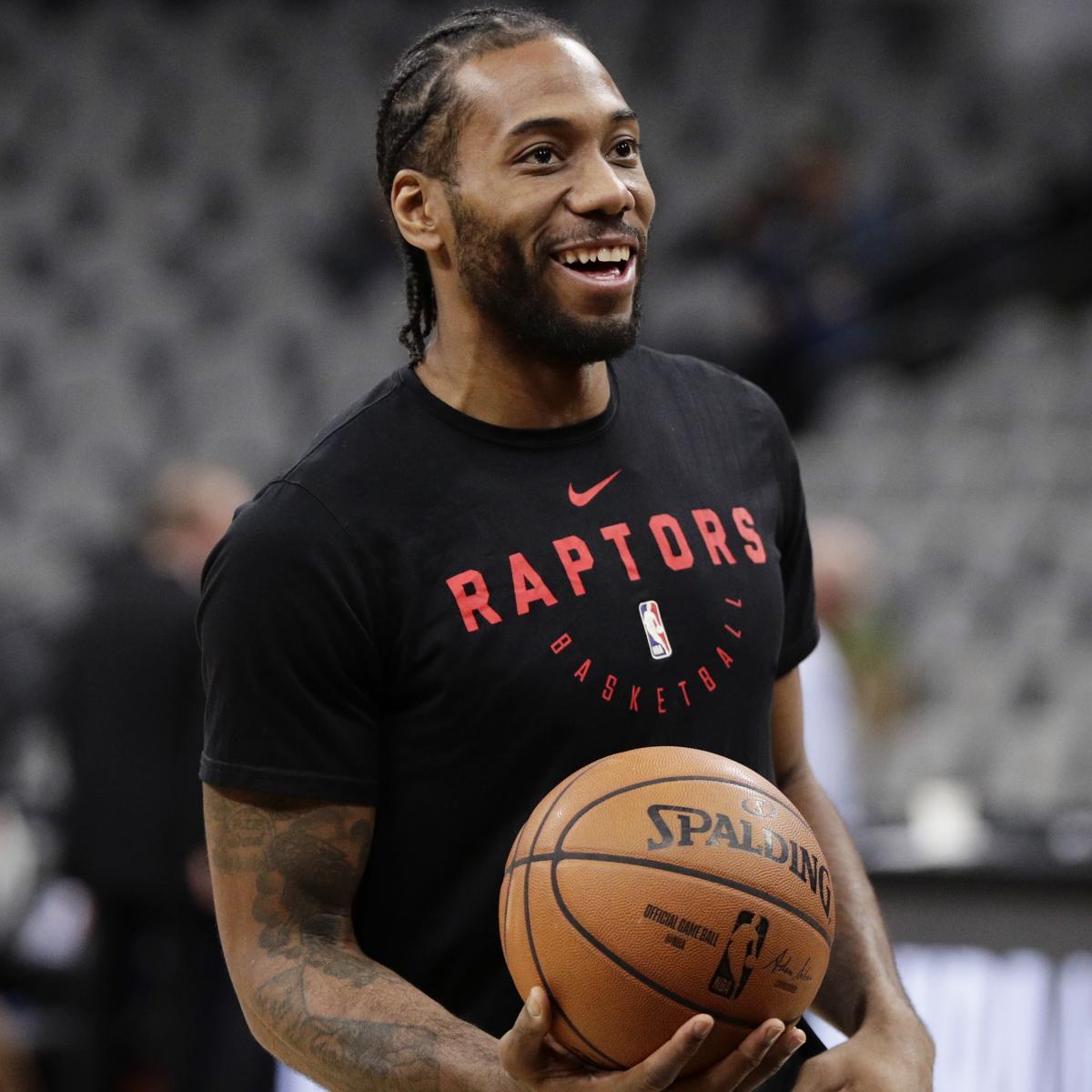 Kawhi Leonard Praises Raptors for Doing a 'Great Job' Managing His Health | Bleacher ...1200 x 1200