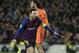 Barcelona's Argentinian forward Lionel Messi celebrates after scoring during the UEFA Champions League round of 16, second leg football match between FC Barcelona and Olympique Lyonnais at the Camp Nou stadium in Barcelona on March 13, 2019. (Photo by PAU BARRENA / AFP) (Photo credit should read PAU BARRENA/AFP/Getty Images)