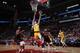 HOUSTON, TX - JANUARY 19 : Lonzo Ball #2 of the Los Angeles Lakers shoots the ball against the Houston Rockets on January 19, 2019 at the Toyota Center in Houston, Texas. NOTE TO USER: User expressly acknowledges and agrees that, by downloading and or using this photograph, User is consenting to the terms and conditions of the Getty Images License Agreement. Mandatory Copyright Notice: Copyright 2019 NBAE (Photo by Jeff Haynes/NBAE via Getty Images)