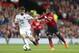 MANCHESTER, ENGLAND - SEPTEMBER 22: Ruben Neves of Wolverhampton Wanderers and Fred of Manchester United during the Premier League match between Manchester United and Wolverhampton Wanderers at Old Trafford on September 22, 2018 in Manchester, United Kingdom. (Photo by James Baylis - AMA/Getty Images)