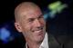 Newly appointed Real Madrid head coach Zinedine Zidane smiles, during a press conference in Madrid, Monday March 11, 2019. Real Madrid picked one of its most successful coaches to try to end one of its worst crises. Zinedine Zidane is returning to coach Real Madrid, the club he led to three straight Champions League titles. (AP Photo/Bernat Armangue)