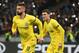 KIEV, UKRAINE - MARCH 14: Olivier Giroud of Chelsea celebrates after scoring his third and his team's fourth goal during the UEFA Europa League Round of 16 Second Leg match between Dynamo Kyiv and Chelsea at NSC Olimpiyskiy Stadium on March 14, 2019 in Kiev, Ukraine. (Photo by Mike Hewitt/Getty Images)