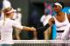 INDIAN WELLS, CALIFORNIA - MARCH 14: Angelique Kerber of Germany shakes hands at the net after her straight sets victory against Venus Williams of the United States in their women's singles quarter final match on day eleven of the BNP Paribas Open at the Indian Wells Tennis Garden on March 14, 2019 in Indian Wells, California. (Photo by Clive Brunskill/Getty Images)