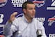 Buffalo Bills general manager Brandon Beane addresses the media during an end-of-season NFL football news conference, Tuesday, Jan. 9, 2018, in Orchard Park, N.Y. (AP Photo/Jeffrey T. Barnes)