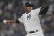 FILE - In this Oct. 8, 2018, file photo, New York Yankees starting pitcher Luis Severino delivers against the Boston Red Sox during the first inning of Game 3 of baseball's American League Division Series in New York. AL MVP Mookie Betts, NL Cy Young Award winner Jacob deGrom and major league home run champion Khris Davis reached high-priced one-year deals to avoid salary arbitration, while slugger Nolan Arenado and pitchers Gerrit Cole, Severino and Aaron Nola failed to reach agreements and for now appeared headed to hearings. (AP Photo/Julie Jacobson, File)
