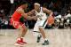 CHICAGO, ILLINOIS - MARCH 15: Cassius Winston #5 of the Michigan State Spartans dribbles the ball while being guarded by C.J. Jackson #3 of the Ohio State Buckeyes in the first half during the quarterfinals of the Big Ten Basketball Tournament at the United Center on March 15, 2019 in Chicago, Illinois. (Photo by Dylan Buell/Getty Images)
