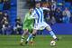 SAN SEBASTIAN, SPAIN - MARCH 15: Adnan Januzaj of Real Sociedad (R) controls the ball under pressure of Antonio Luna of Levante UD (R) during the La Liga match between Real Sociedad and Levante UD at Estadio Anoeta on March 15, 2019 in San Sebastian, Spain. (Photo by Juan Manuel Serrano Arce/Getty Images)