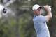 Rory McIlroy, of Northern Ireland, hits his tee shot on the ninth hole during the second round of The Players Championship golf tournament Friday, March 15, 2019, in Ponte Vedra Beach, Fla. (AP Photo/Lynne Sladky)