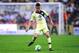 MEXICO CITY, MEXICO - MARCH 09: Mateus Uribe #8 of America drives the ball during a 10th round match between America and Puebla as part of Torneo Clausura 2019 Liga MX at Azteca Stadium on March 9, 2019 in Mexico City, Mexico. (Photo by Hector Vivas/Getty Images)