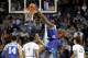 CHARLOTTE, NORTH CAROLINA - MARCH 15: Zion Williamson #1 of the Duke Blue Devils dunks the ball against the North Carolina Tar Heels during their game in the semifinals of the 2019 Men's ACC Basketball Tournament at Spectrum Center on March 15, 2019 in Charlotte, North Carolina. (Photo by Streeter Lecka/Getty Images)