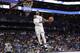 Duke's RJ Barrett (5) goes up to dunk against Syracuse during the second half of an NCAA college basketball game in the Atlantic Coast Conference tournament in Charlotte, N.C., Thursday, March 14, 2019. (AP Photo/Chuck Burton)