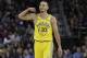 sports Golden State Warriors guard Stephen Curry (30) gesutres against the Phoenix Suns during the second half of an NBA basketball game in Oakland, Calif., Sunday, March 10, 2019. (AP Photo/Jeff Chiu)
