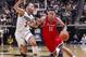 WEST LAFAYETTE, IN - DECEMBER 29: Kevin McClain #11 of the Belmont Bruins drives to the basket during the game against Carsen Edwards #3 of the Purdue Boilermakers at Mackey Arena on December 29, 2018 in West Lafayette, Indiana. (Photo by Michael Hickey/Getty Images)