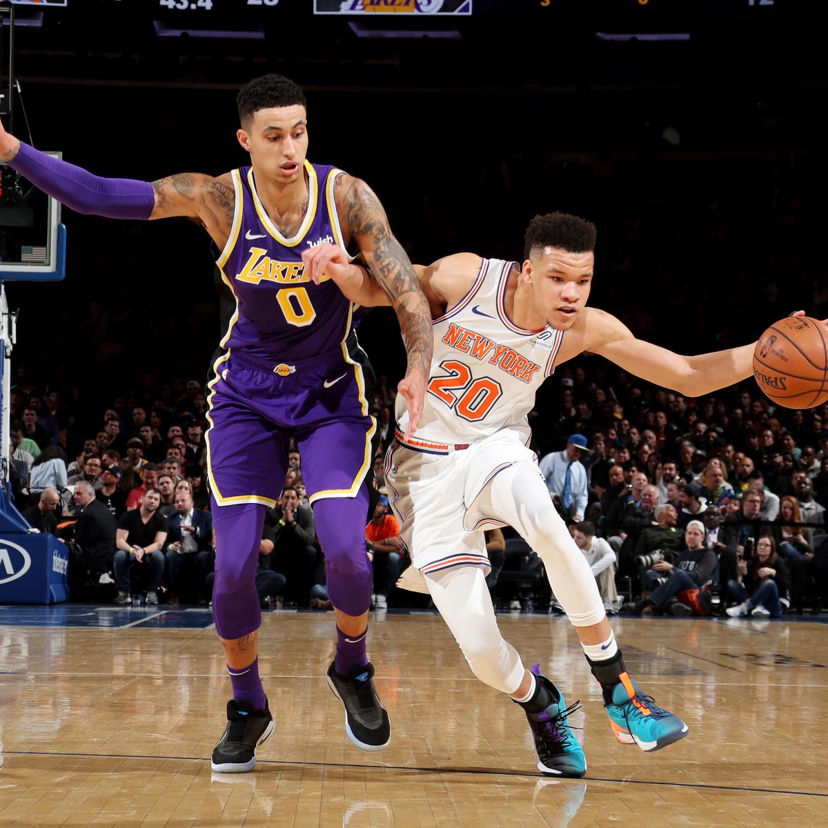 LeBron James, Lakers Shocked by Kevin Knox, Knicks' Dramatic Late Run | Bleacher ...