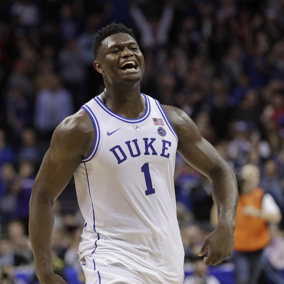 NBA Mock Draft 2019: Predictions for Zion Williamson and Full 1st Round | Bleacher ...1200 x 1200