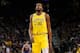OAKLAND, CA - MARCH 10: Kevin Durant #35 of the Golden State Warriors looks on during the game against the Phoenix Suns at ORACLE Arena on March 10, 2019 in Oakland, California. NOTE TO USER: User expressly acknowledges and agrees that, by downloading and or using this photograph, User is consenting to the terms and conditions of the Getty Images License Agreement. (Photo by Lachlan Cunningham/Getty Images)