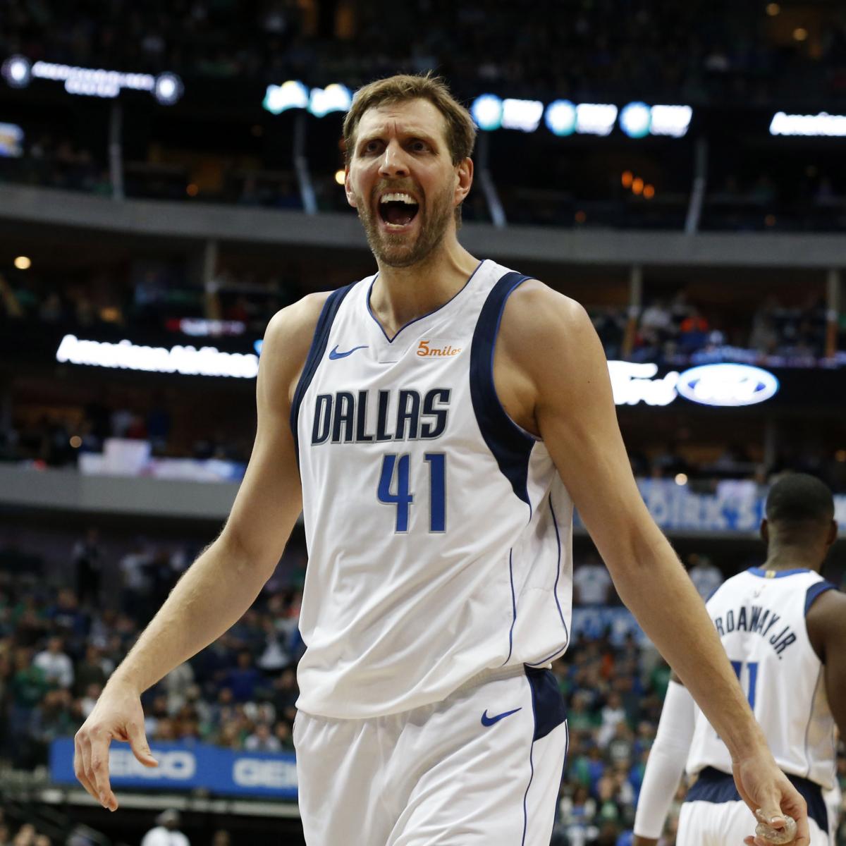 Watch Dirk Nowitzki Pass Wilt Chamberlain for 6th on NBA's AllTime