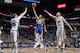SAN ANTONIO, TX - MARCH 18: Stephen Curry #30 of the Golden State Warriors shoots the ball during the game against the San Antonio Spurs on March 18, 2019 at the AT&T Center in San Antonio, Texas. NOTE TO USER: User expressly acknowledges and agrees that, by downloading and or using this photograph, user is consenting to the terms and conditions of the Getty Images License Agreement. Mandatory Copyright Notice: Copyright 2019 NBAE (Photos by Mark Sobhani/NBAE via Getty Images)
