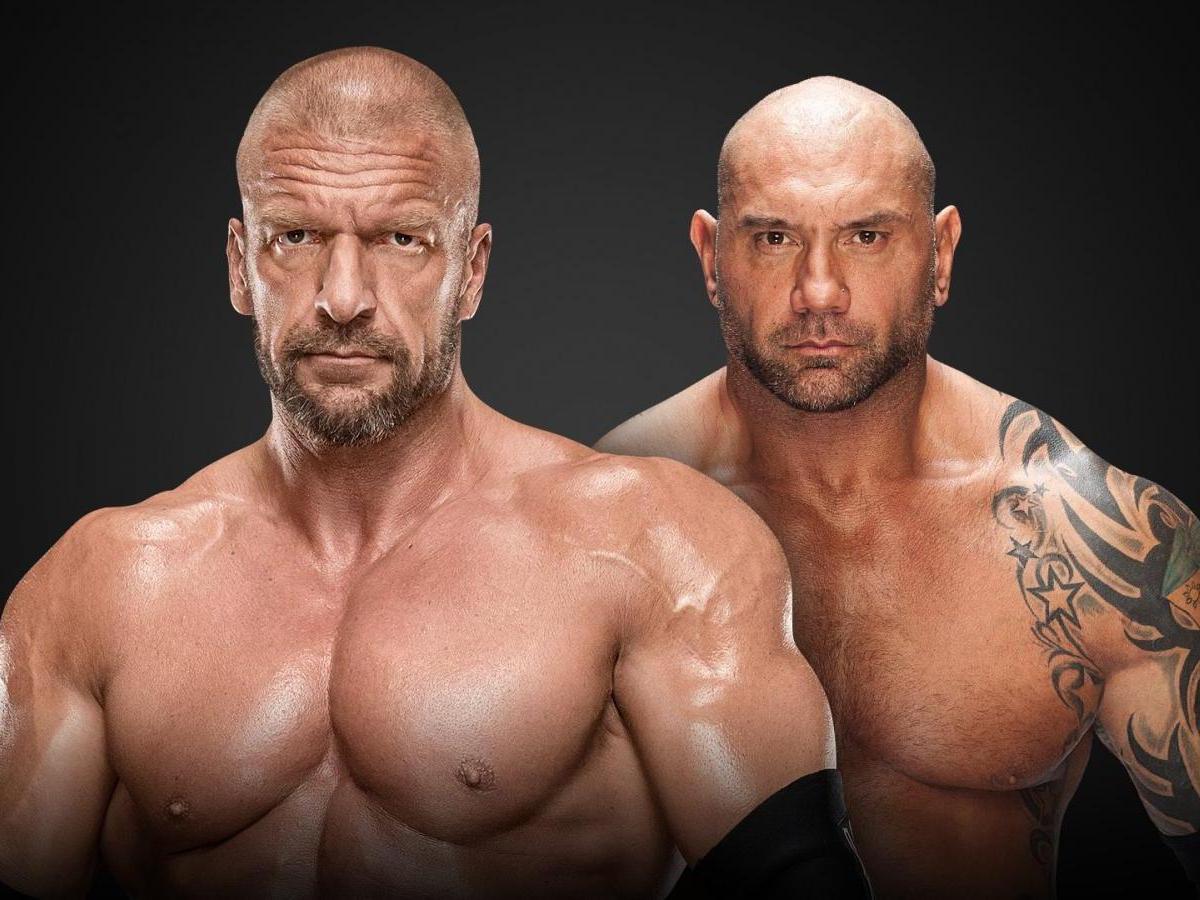 Video: Triple H Beats Batista After Ripping out His Nose Ring at WrestleMania 35