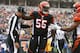 Cincinnati Bengals linebacker Vontaze Burfict (55) reacts in the first half of an NFL football game against the Pittsburgh Steelers, Sunday, Oct. 14, 2018, in Cincinnati. (AP Photo/Frank Victores)