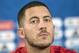 Belgium's Eden Hazard attends a press conference on the eve of the round of 16 match between Belgium and Japan at the 2018 soccer World Cup in the Rostov Arena in Rostov-on-Don, Russia, Sunday, July 1, 2018. (AP Photo/Pavel Golovkin)