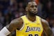 Los Angeles Lakers forward LeBron James (23) in the second half during an NBA basketball game against the Phoenix Suns, Saturday, March 2, 2019, in Phoenix. The Suns defeated the Lakers 118-109.(AP Photo/Rick Scuteri)
