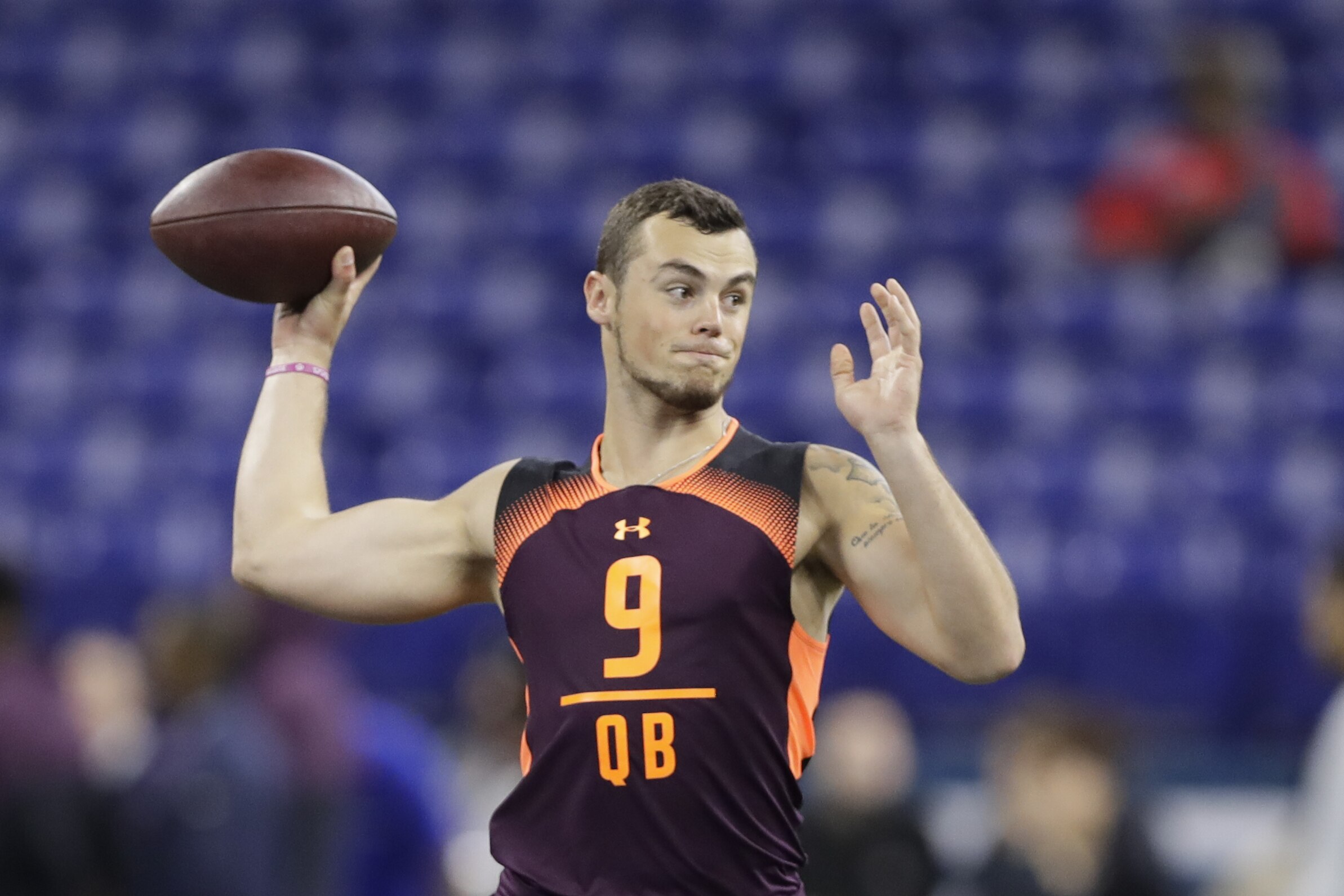 Projecting Where Trace Mcsorley Will Land After Day 1 Of