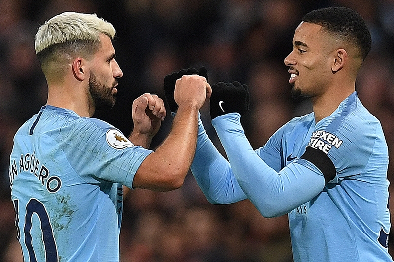 Gabriel Jesus Working for Man City Place but Knows He's Behind Sergio Aguero