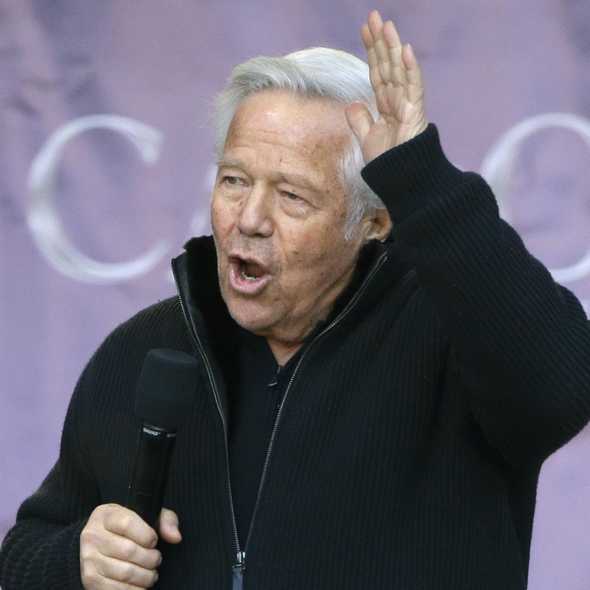 Robert Kraft Files Motion To Keep Video Of Sex Act From Hidden Camera