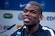 France's midfielder Paul Pogba attends a press conference in Clairefontaine-en-Yvelines, southwest of Paris, on March 20, 2019, as his team prepares for the upcoming Euro 2020 Group H qualification football matches against Moldova and Iceland. (Photo by Thomas SAMSON / AFP) (Photo credit should read THOMAS SAMSON/AFP/Getty Images)