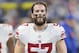 New York Giants middle linebacker Nate Stupar (57) warms up before an NFL football game against the Indianapolis Colts in Indianapolis, Sunday, Dec. 23, 2018. (AP Photo/AJ Mast)