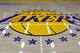 LOS ANGELES, CA - MAY 29: View of the Los Angeles Lakers logo on the floor of the UCLA Health Training Center, their training faculity, on May 29, 2018 in Los Angeles, California. NOTE TO USER: User expressly acknowledges and agrees that, by downloading and or using this photograph, User is consenting to the terms and conditions of the Getty Images License Agreement. (Photo by Jayne Kamin-Oncea/Getty Images)