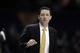 Vanderbilt head coach Bryce Drew watches the action in the second half of an NCAA college basketball game against Arkansas Wednesday, March 6, 2019, in Nashville, Tenn. (AP Photo/Mark Humphrey)